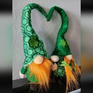 🎉 2 mini Mr. and Mrs. St. Patrick's Day Gnome